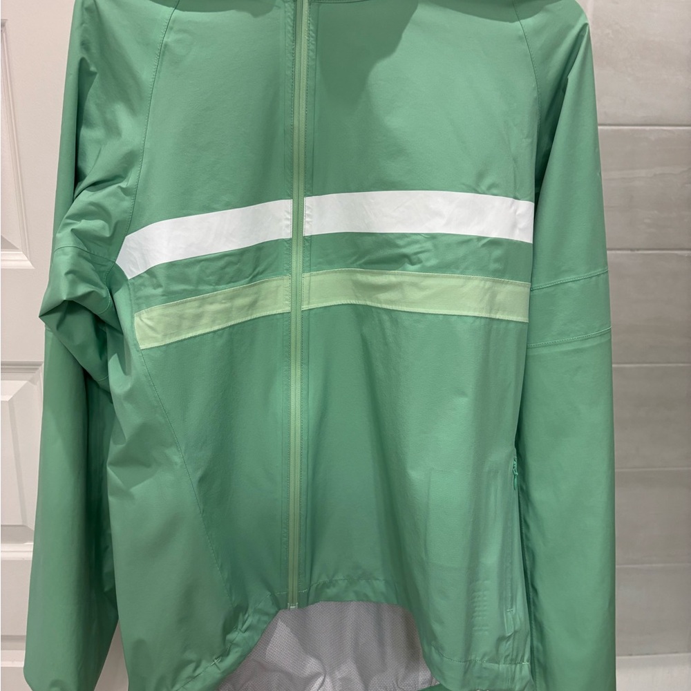 Rapha Green Nylon Cycling Jacket